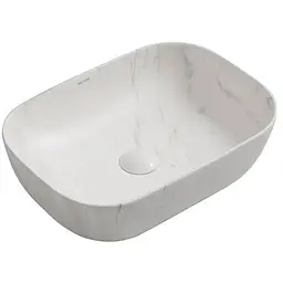Умивальник накладний Mixxus Premium Diverse-0112 marble 455x325x135 мм MP6543, Мармур