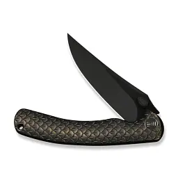 Ніж складаний туристичний Weknife Dracarys, (9.1 см) Böhler M390 / титан 6AL4V бронзовий/чорний - мініатюра 4