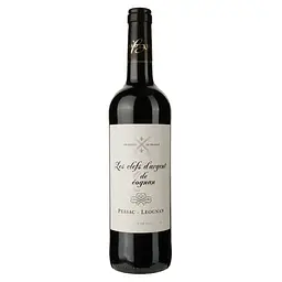 Вино La Passion Des Terroirs Les Clefs D'Argent De Leognan 2020 червоне сухе 0.75 л