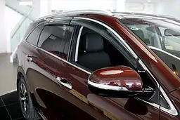Дефлектори вікон вітровики Kia Sorento 2015- З Хром Молдінгом - мініатюра 3