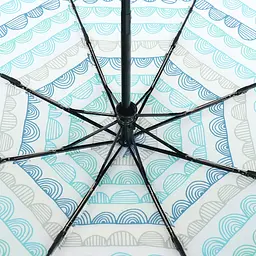 Жіноча складана парасолька повний автомат Art Rain 100 см біла - мініатюра 4