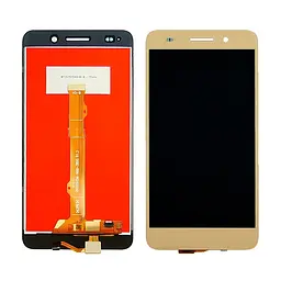 Дисплей для Huawei Y6 II із золотистим тачскрином