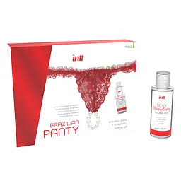 Набір Intt з трусиків та лубриканта Brazilian Panty