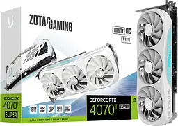 Відеокарта Zotac RTX 4070 Ti SUPER 16Gb Trinity OC White Edition (ZT-D40730Q-10P) (GDDR6X, 256 bit, PCI-E v4.0) Б/в - мініатюра 7