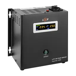 ДБЖ з правильною синусоїдою 12V LPY-W-PSW-500VA+(350Вт)5A/10A - мініатюра 2