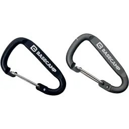 Карабін Base Camp Delta 4 Wire Set 2 2шт Black Grey - мініатюра 2
