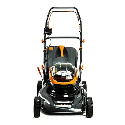 Газонокосарка акумуляторна самохідна GTM BLM48-SP (48 см, 30-80 мм, 70 л, BL, 18+18 В, без акумуляторів та зарядного пристрою) - мініатюра 2