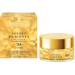 Крем для обличчя Bielenda Golden Placenta 50+ ліфтинг і підтяжка шкіри проти зморшок 50 мл - мініатюра 2