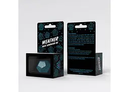 Кубик Weather Generator Die: Shimmering Blue&Turquise (D12) (12VWTG03)
