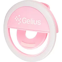 Кільцева лампа для селфі Gelius Pro GP-SR001 Pink