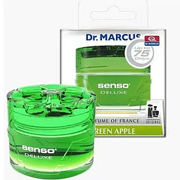 Ароматизатор повітря Банку із гелем Senso Deluxe - Green Apple (Зелене яблуко)