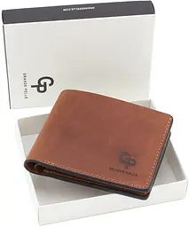 Чоловічий шкіряний портмоне GRANDE PELLE 11х9х2 см acs0024467 - мініатюра 6