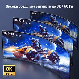 Видеокабель UGREEN HD164 Micro HDMI - HDMI 2.1 8K 60 Гц 2 м чёрно-серый (15517) - миниатюра 9