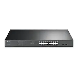 16-портовий гігабітний Smart коммутатор PoE+ з 4 SFP-слотами, TL-SG1218MPE