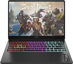 HP Ноутбук OMEN 14-fb0014ru 14" 2.8K OLED, Intel U7-155H, 16GB, F1024GB, NVD4060-8, DOS, черный