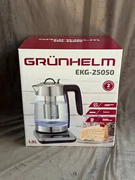 Дисковий скляний електрочайник Grunhelm EKG-25050 1,8л 2200Вт - мініатюра 8