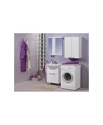 Шафа у ванну Мойдодир Тетріс Ш-60 навісна біла, Білий - мініатюра 8