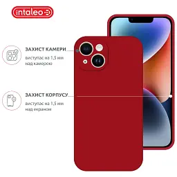Чохол до мобільного телефона Intaleo SoftShell Apple iPhone 14 Plus Red (1283126557705) - мініатюра 3