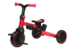 Трьохколісний беговел велосипед трансформер 3 в 1 Maraton Tri-cycle Cruiser Milano 001 red - мініатюра 2