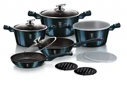 Набір посуду Berlinger Haus Aquamarine Metallic Line (BH-7031)