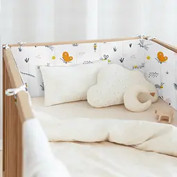 Бортики в дитяче ліжечко 30x120 BEES COSAS (4822052276303) - мініатюра 2