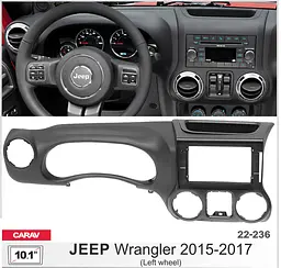 Перехідна рамка Jeep Wrangler Carav 22-236 - мініатюра 3
