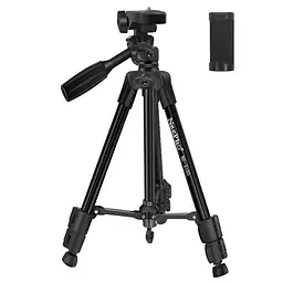 Штатив NeePho NP-3180 для зйомки 50-136см з тримачем Black