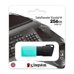 Накопичувач 256GB USB 3.2 Type-A Gen1 DT Exodia M Kingston teh0013388 - мініатюра 6