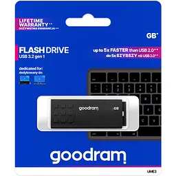 USB Flash GoodRAM 256GB USB 3.2 UME3 Black, Retail - мініатюра 5