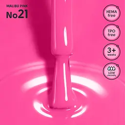 Гель-лак Shelly 21 Malibu Pink 12 мл - мініатюра 2