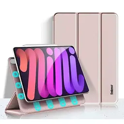 Чохол-книжка BeCover силіконовий для Apple iPad Mini 6 Pink (707525) - мініатюра 2