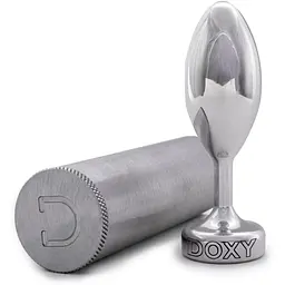 Металева анальна пробка Doxy Butt Plug Smooth гладкий діаметр 3.3 см - мініатюра 4