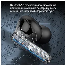 Навушники ColorWay TWS-3 Earbuds Black (CW-TWS3BK) - мініатюра 10