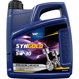 Моторна олива Vatoil SynGold LL 5W30 4л (50017)
