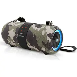Портативная колонка REAL-EL RX733 24W Bluetooth TWS, RGB, Haki