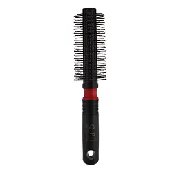 Щітка-брашинг для укладання волосся кругла QPI Professional Brush 21 см, чорна