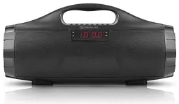 Колонка портативна 2.0 Real-El X-731 Black, 2 x 9 Вт пластиковий корпус, Bluetooth, MicroSD/USB рідер, FM-приймач, живлення від акумулятора, 3600мАхгод - мініатюра 2