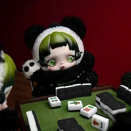 М'яка іграшка Pop Mart Skullpanda Серія Lazy Panda колекційна (SPLP-01) - мініатюра 10