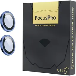 Захисне скло на камеру iLera FocusPro Lens для Apple iPhone 16/16 Plus Blue (iLFPBl16) [124804]