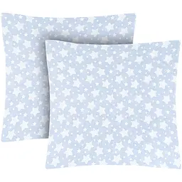 Набір наволочок Home Line бязь зорі в горох світло блакитний 70 x 70 см (183255)