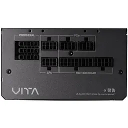 Блок живлення 650W FSP VITA-650GM 80+ Золотистий, 120mm HYB fan, Modular, ATX V3.1, Retail Box - мініатюра 5
