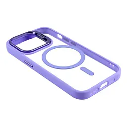 Чохол із підставкою MagSafe TPU PC Metal Stand Case Apple iPhone 13 Pro Purple - мініатюра 3