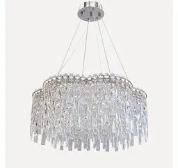 Підвісна світлодіодна кришталева люстра Artlight 8635/600CH, хром, 81 Вт, від 12-20 м² - мініатюра 2
