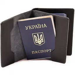 Шкіряна обкладинка для документів GRANDE PELLE 14х10,5х2 см acs0026400 - мініатюра 3