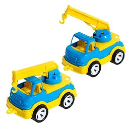 Дитяча іграшка кран Mini Matik 002/5BMS (Blue) рухлива стріла крана, 13,5 см