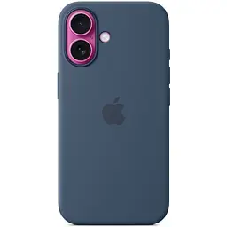 Силіконовий чохол CasePro Silicone Case with MagSafe Denim для iPhone 16 - мініатюра 3