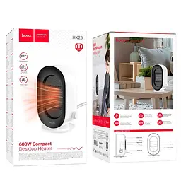 Обігрівач Hoco compact desktop heater HX25 |600W, 3 levels| - мініатюра 2