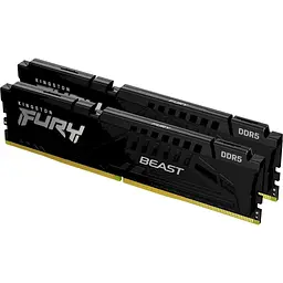 Модуль пам'яті Kingston Fury DDR5 32GB (2x16) 5200MHz Beast Black (KF552C36BBEK2-32)