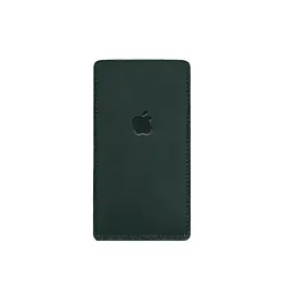 Шкіряний чохол для iPhone 13 Зелений Crazy Horse BlankNote - мініатюра 4