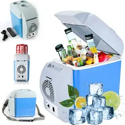 Портативний автохолодильник від прикурювача 12V Portable Fridge Freezer на 7.5 л